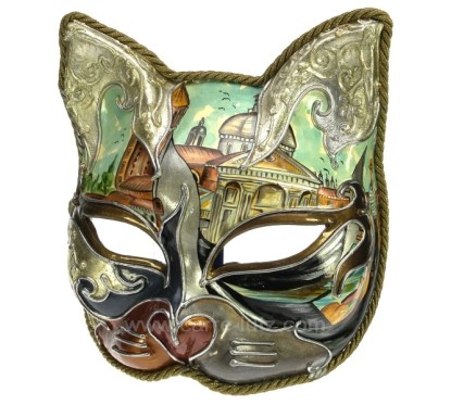 Masque de Venise chat