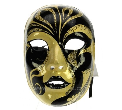 CL50240270  Masque Venise visage noir/or 150,00 €