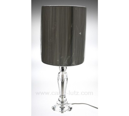 Lampe pied cristal