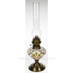 CL50251006  LAMPE A PETROLE FLEURS 74,90 €