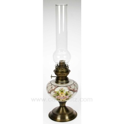 CL50251006  LAMPE A PETROLE FLEURS 74,90 €