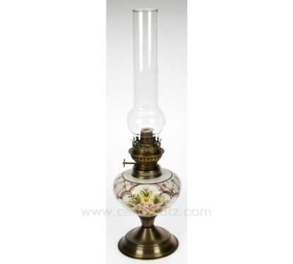 CL50251006  LAMPE A PETROLE FLEURS 74,90 €