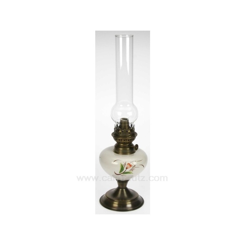 LAMPE A PETROLE BOUQUET