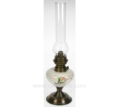 LAMPE A PETROLE BOUQUET