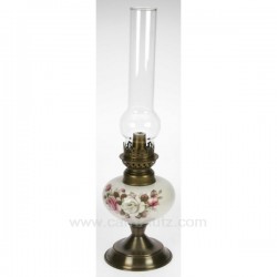 Lampe a petrole roses patine Cadeaux - Décoration CL50251008, reference CL50251008