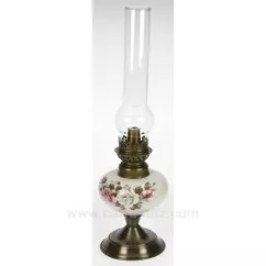 CL50251008  Lampe a petrole roses patine 72,60 €