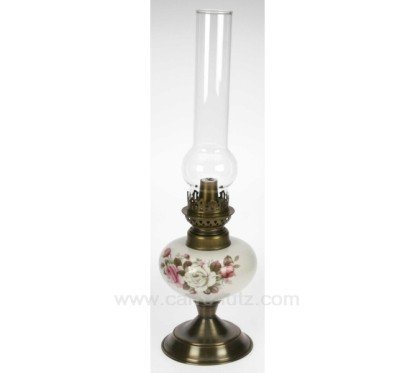 CL50251008  Lampe a petrole roses patine 72,60 €