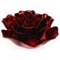 Bougeoir lotus rouge