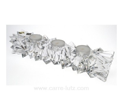 CL50253006  Barette 3 bougies en Cristal 60,00 €