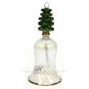Clochette en verre sapin