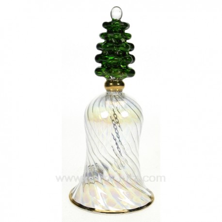 Clochette en verre sapin Cadeaux - Décoration CL55000001, reference CL55000001