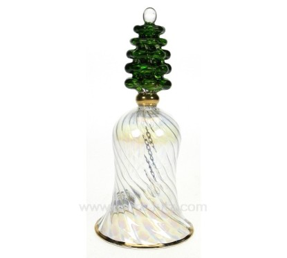 CL55000001  Clochette en verre sapin 28,00 €