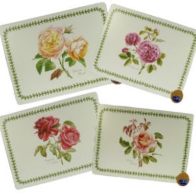 CL70000060  Set de table par 4 Roses Botanic﻿ Pimpernel﻿﻿ 42,00 €