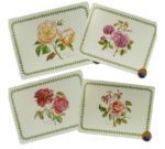 CL70000060  Set de table par 4 Roses Botanic﻿ Pimpernel﻿﻿ 42,00 €