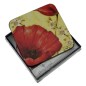 Dessous de verre par 6 Poppy de Villeneuve﻿ Pimpernel﻿﻿