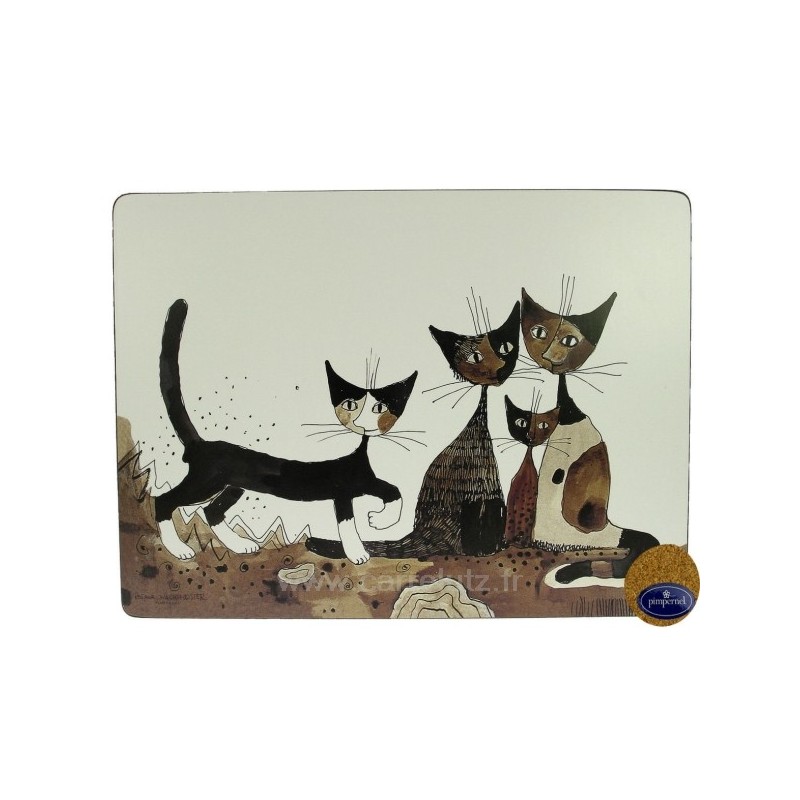 CL70000072  Set de table par 4 Serafino and friends﻿ Pimpernel﻿﻿ 42,00 €