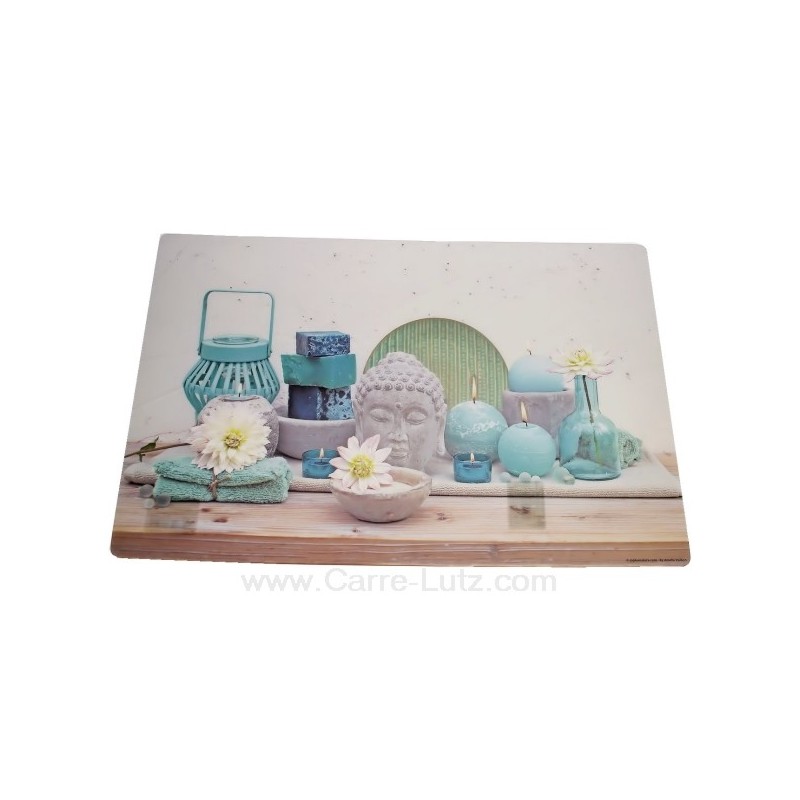 Set de table en plastique souple décor zen feeling