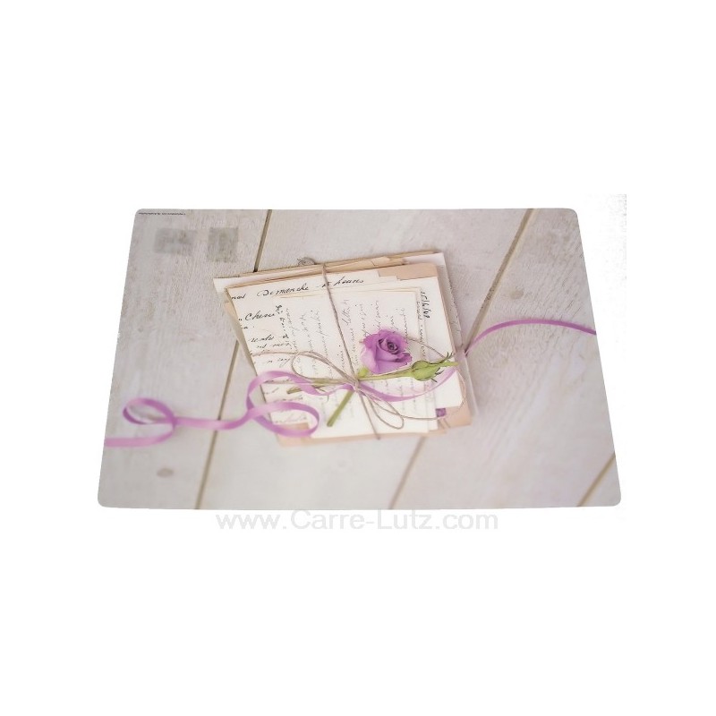 CL70000098  Set de table en plastique souple lettre d'amour 3,90 €