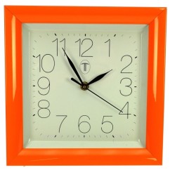 CL80000108  Horloge carre orange 35,60 €