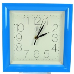 CL80000111  Horloge carre bleue 34,50 €