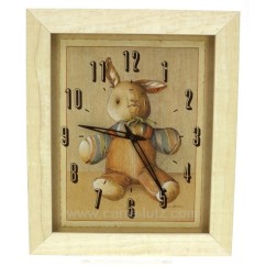 CL80000162  Pendule decor lapin 37,50 €