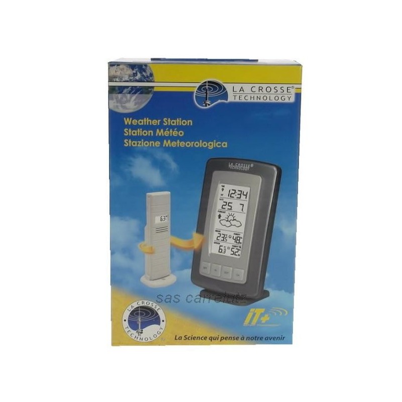 CL80004003  Station météo noir/argent radio controlée 58,30 €