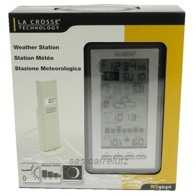 CL80004004  Station météo acier/chocolat radio controlée 94,20 €