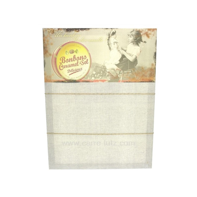 Memo toile Bonbon caramel