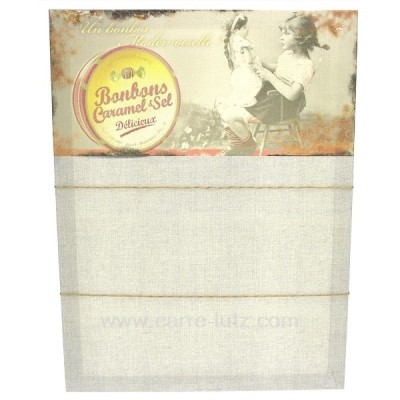 CL80100029  Memo toile Bonbon caramel 30,00 €