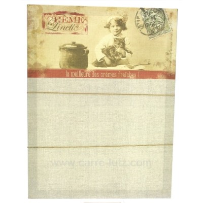 CL80100031  Memo toile Creme linette 30,00 €