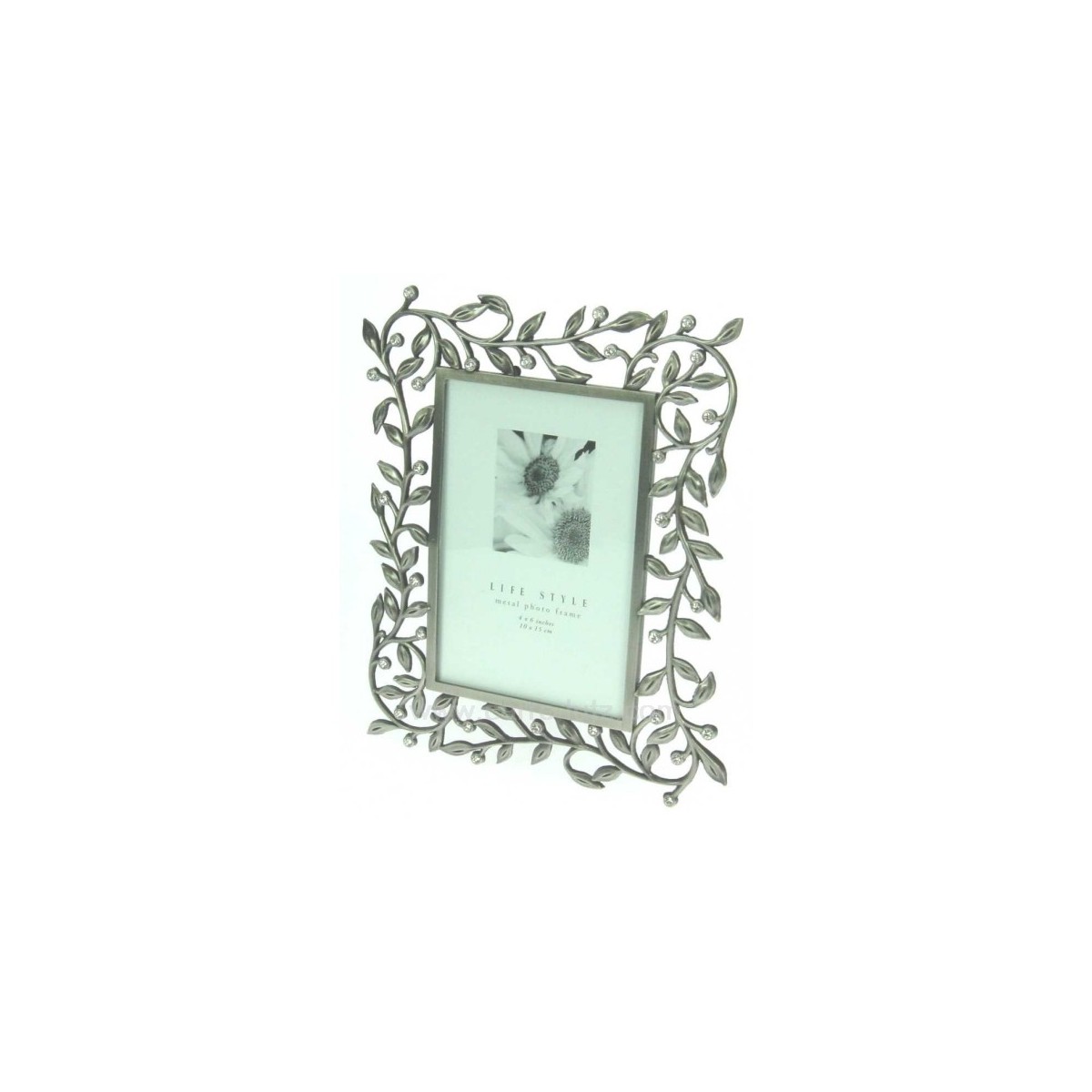 CL84000001  Cadre photo tour facon étain avec incrustation de brillant 19,40 €