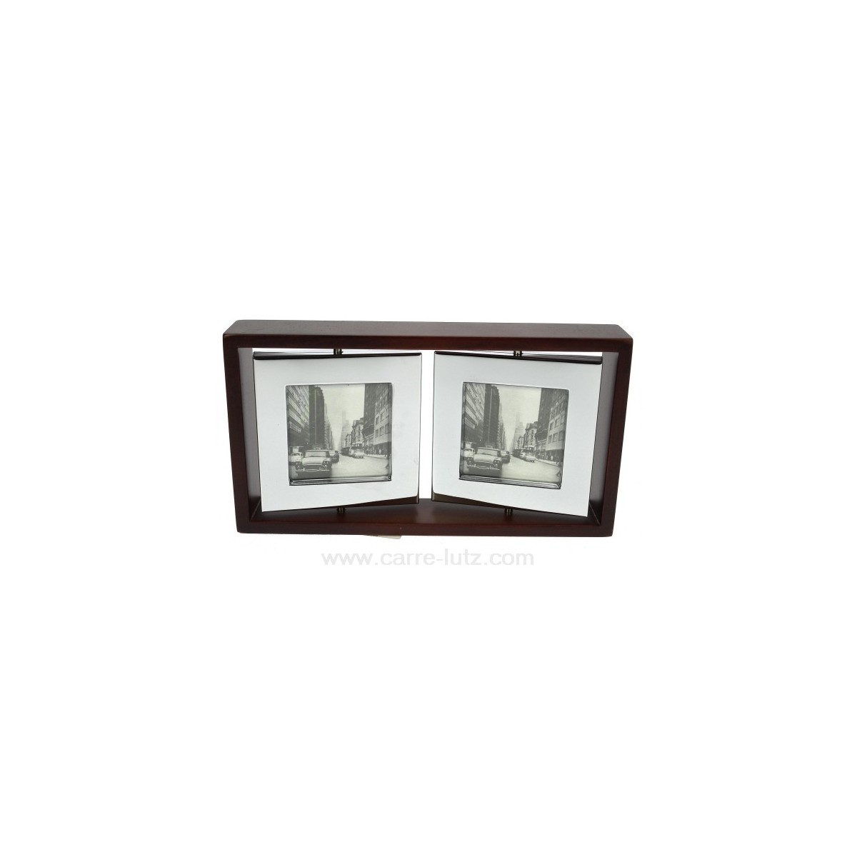 CL84000048  cadre bois/metal photo 6.5x6.5 24,80 €