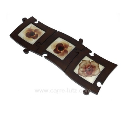 Cadre photo puzzle 3 pieces