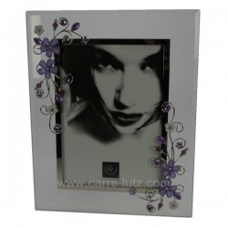Cadre photo fleur violette Cadeaux - Décoration CL84000130, reference CL84000130