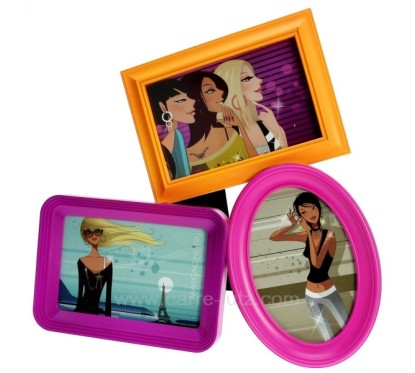 CL84000154  Cadre pele mele orange violet rose 21,90 €