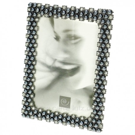Cadre photo 10x15 perle grise Cadeaux - Décoration CL84000162, reference CL84000162