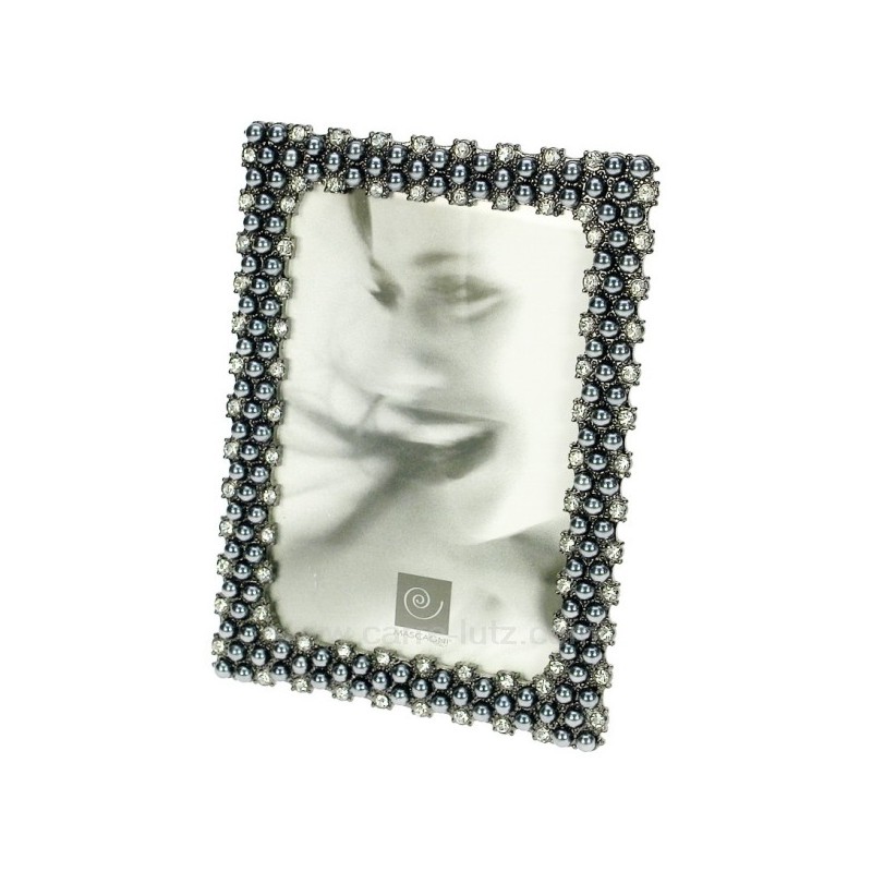 Cadre photo 10x15 perle grise