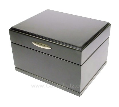 CL85000298  Coffret bijoux noir en bois couleur noir mat Delia 71,50 €