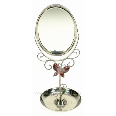 CL85001013  Miroir de coiffeuse papillon rose 36,00 €