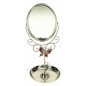 Miroir de coiffeuse papillon rose