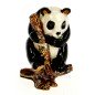 Boite métal émaillé panda avec strass Boite métal émaillé panda avec strass