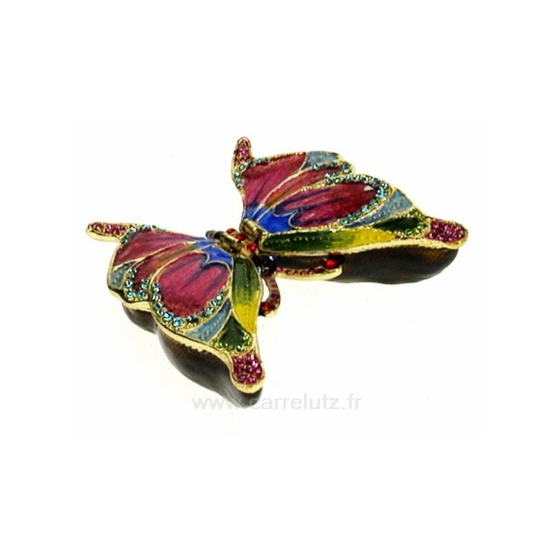 CL85002058  Boite émail papillon multicolor 37,70 €