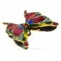 Boite émail papillon multicolor