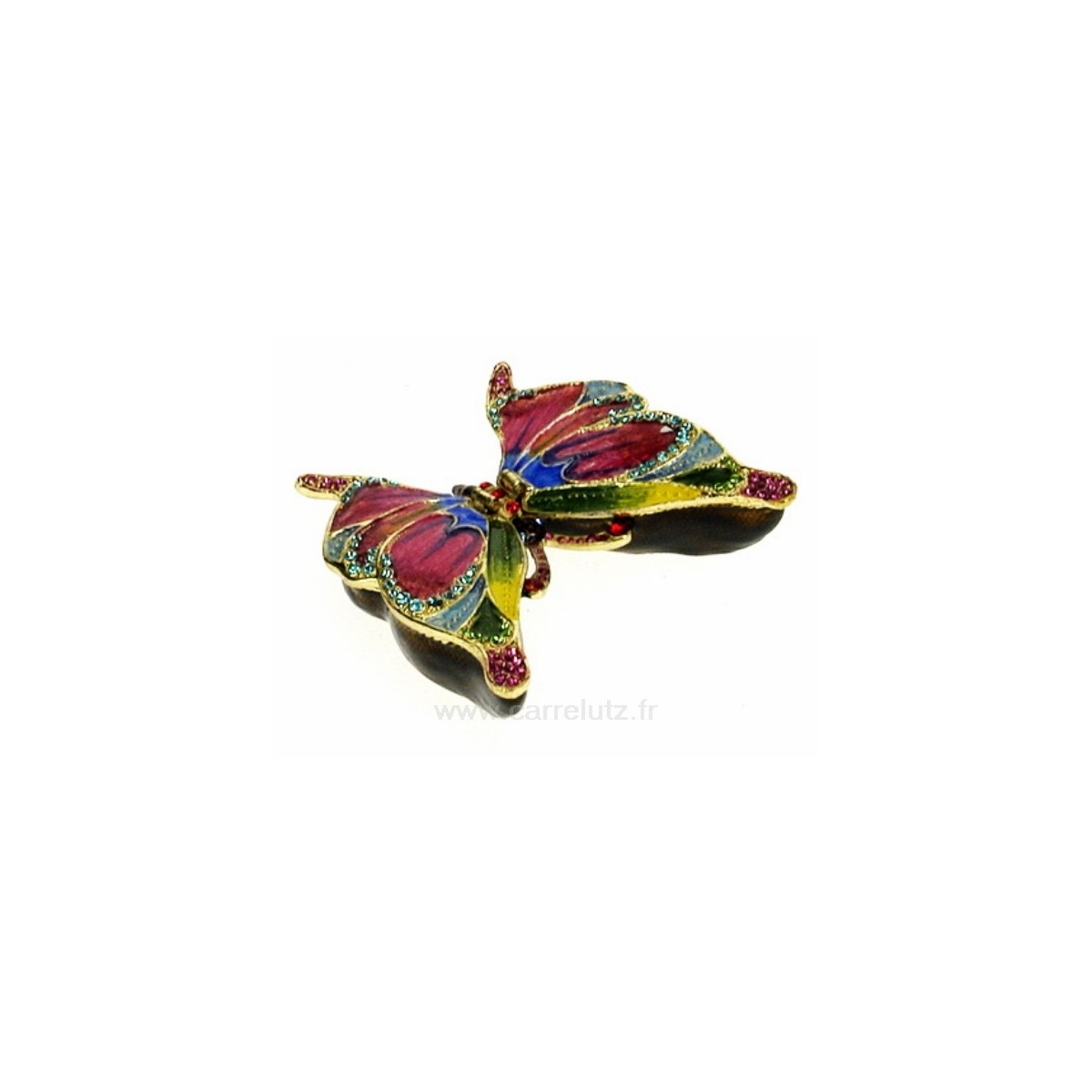CL85002058  Boite émail papillon multicolor 37,70 €