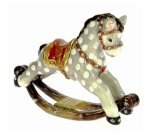 CL85002064  Boite à bijoux émaillée plaqué or avec cristaux australien cheval à bascule 64,10 €