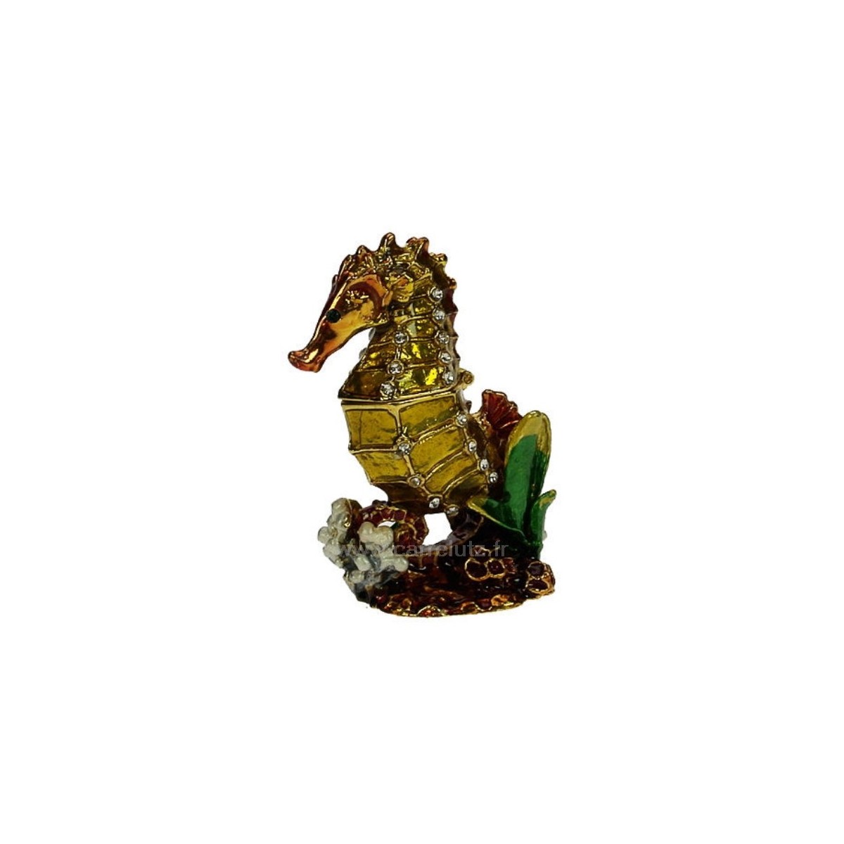 CL85002075 Boite métal émaillé avec cristaux décor hippocampe 33,10 € CL85002075 Boite métal émaillé avec cristaux décor hippocampe 33,10 €