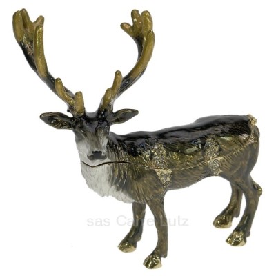 CL85002091 Boite métal émaillé avec cristaux renne 50,30 €