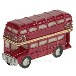 CL85002093  Boite métal émaillé avec cristaux bus anglais 40,20 €