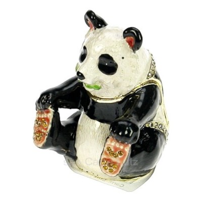 CL85002096 Boite émail panda en métal émaillé avec cristaux 40,20 €
