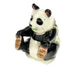 CL85002096  Boite émail panda en métal émaillé avec cristaux  40,20 €